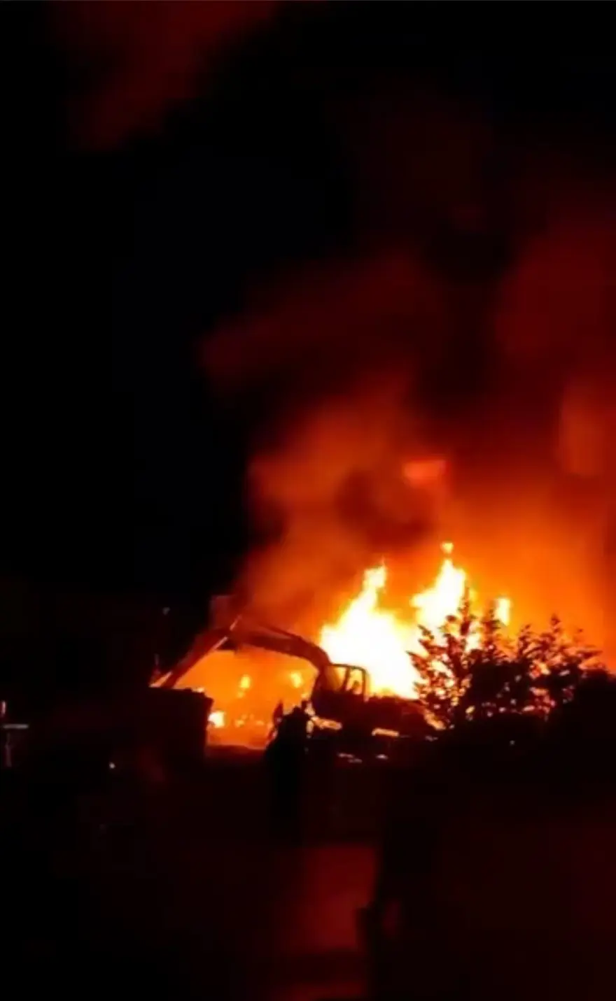 Bursa'da Hurdacılar Sitesi'nde yangın 