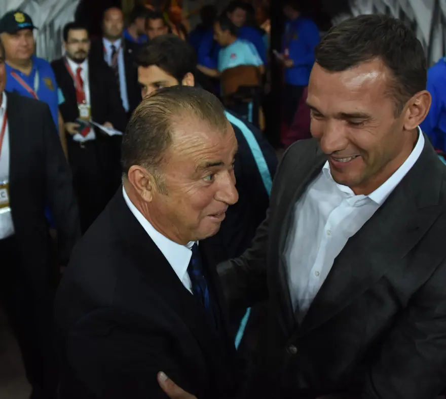 Fatih Terim ile Shevchenko hasret giderdi 5 Fatih Terim ile Shevchenko hasret giderdi 5