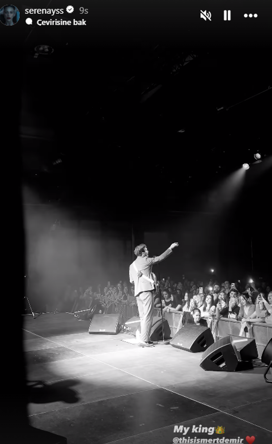 Serenay Sarıkaya'dan sevgilisi Mert Demir'e: Kralım 3