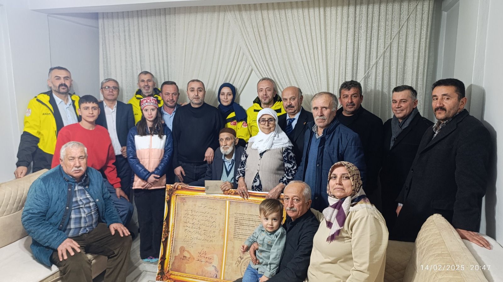 Birinci Dünya Savaşı’nda esir olan askerin mektubu 107 yıl sonra Samsun'da torunlarına ulaştı