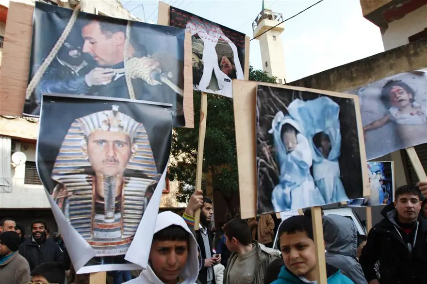 Suriye'de 'Arap Baharı'nın yıldönümü 9 Suriye'de 'Arap Baharı'nın yıldönümü 9