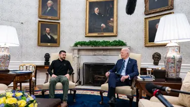 Biden ve Zelenski, Beyaz Saray'da bir araya geldi