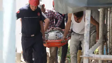Jeneratör odasına düşüp yaralandı