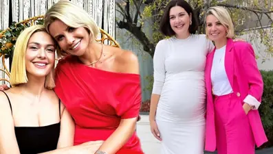 Esra Erol'dan Bergüzar Korel'e sette sürpriz doğum günü