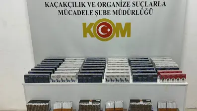 Samsun'da binlerce dolu makaron ele geçirildi