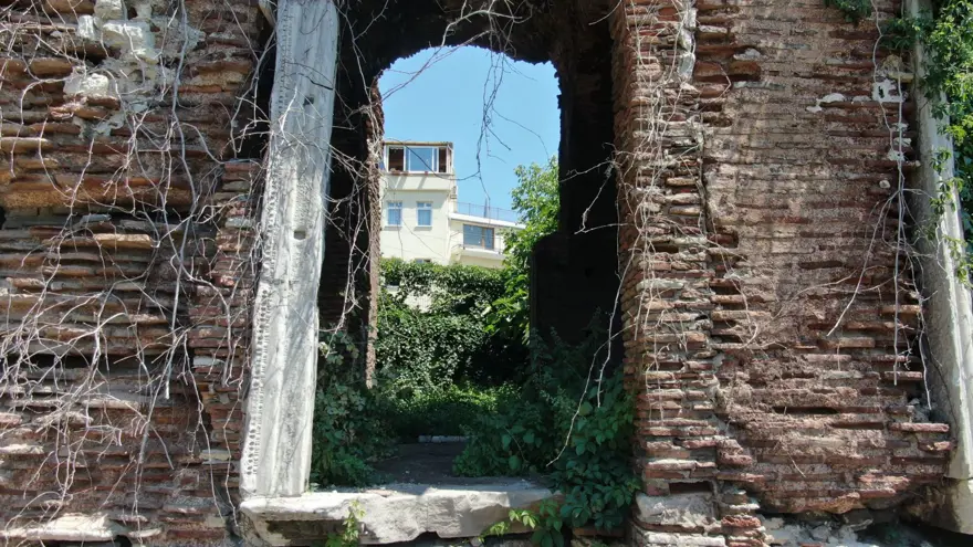 1610 yıllık Bukoleon Sarayı'nda restorasyon çalışmaları başlatıldı 