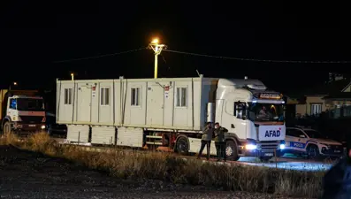 Sındırgı'ya konteyner kent kuruldu