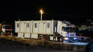 Sındırgı'ya konteyner kent kuruldu