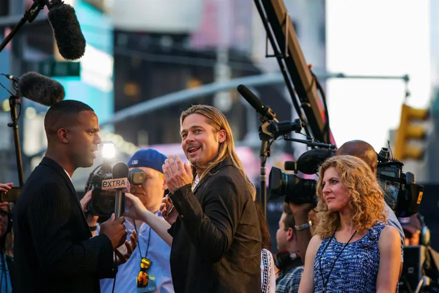 Times Meydanı'nda Brad Pitt izdihamı 6 Times Meydanı'nda Brad Pitt izdihamı 6
