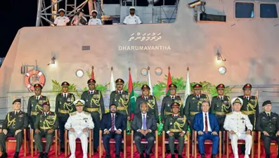 Doğan sınıfı TCG Volkan hücumbotu Maldivler'e hibe edildi