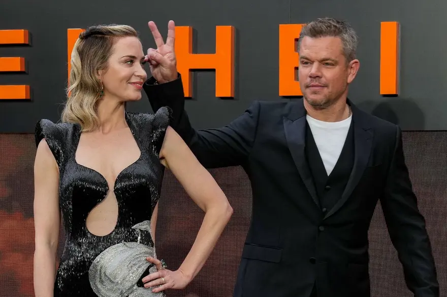 Emily Blunt ve Matt Damon'dan öpüşme sahnesi taktikleri 2