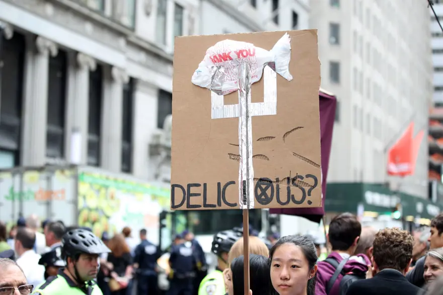 New York'ta iklim değişikliği protestosu: 85 gözaltı 4