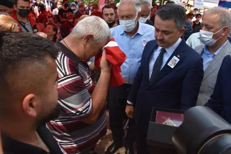 Muğla'da 'orman şehidi' törenle son yolculuğuna uğurlandı 5
