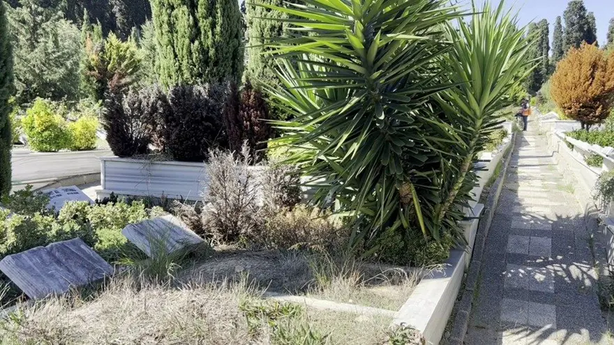 Cem Garipoğlu'nun mezarında polis nöbeti 5