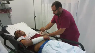 Kendisine saldıran köpeğini suda boğarak öldürdü