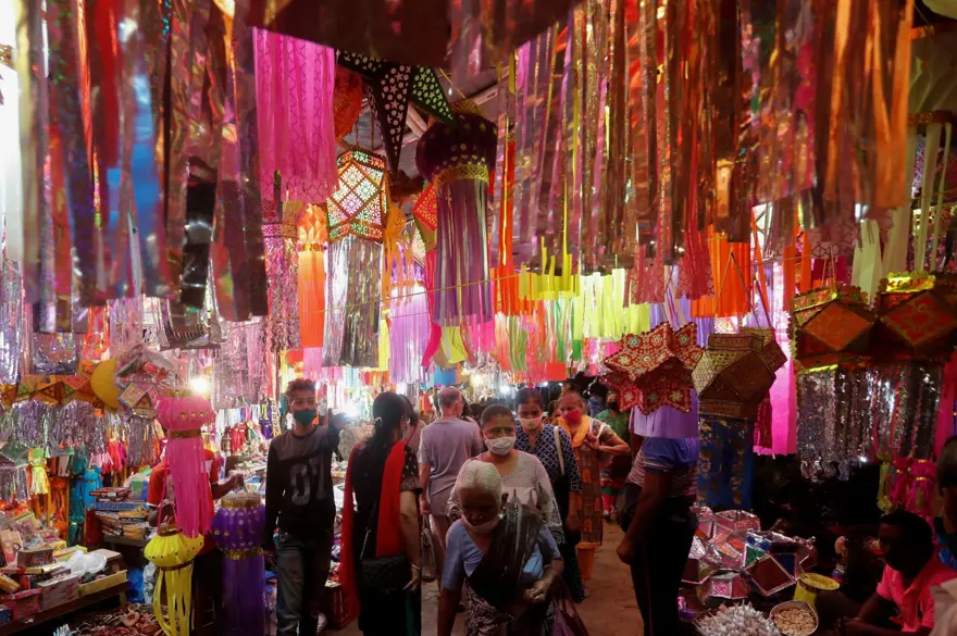 Hindistan'da Diwali festivali kutlandı 7