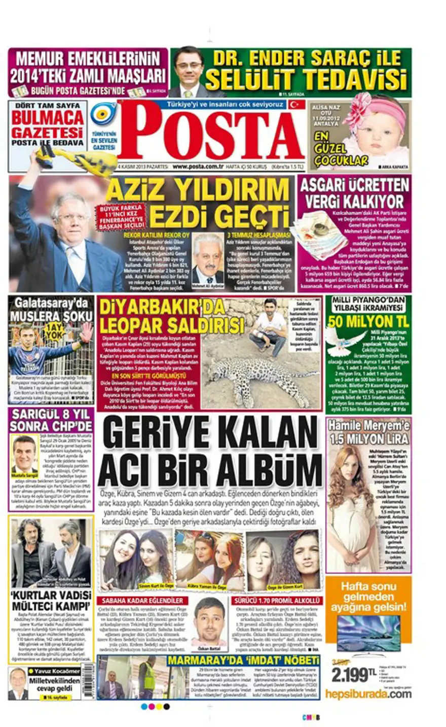 4 Kasım 2013 gazete manşetleri 12