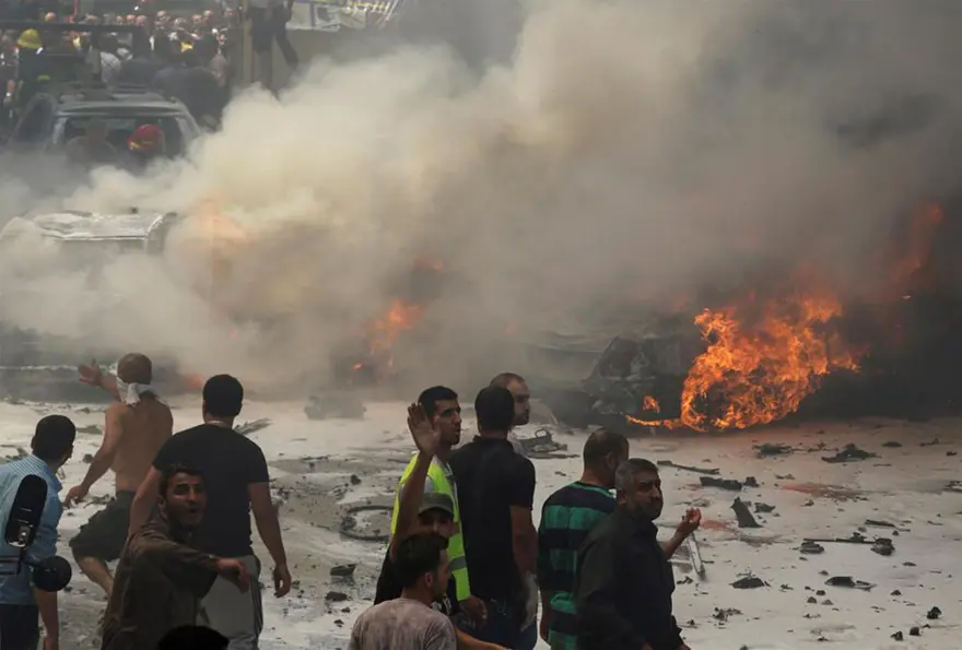 Hizbullah'ın kalesine bombalı saldırı 4 Hizbullah'ın kalesine bombalı saldırı 4