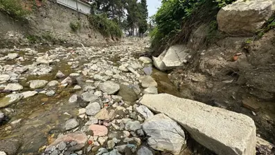 Amasra'daki sel tarihi eserleri ortaya çıkardı