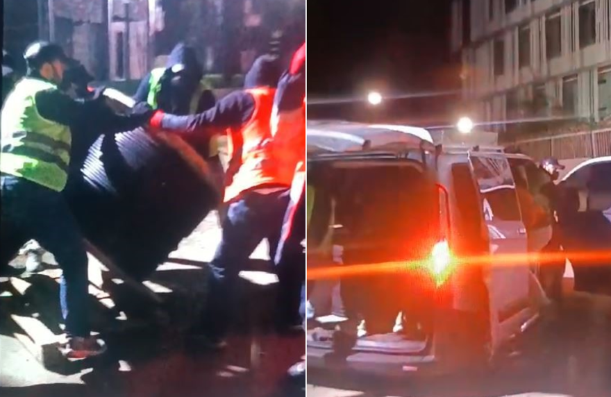 İstanbul’dafilm gibi hırsızlık: Şantiye çalışanı gibi giyinip minibüsle soygun yaptılar 