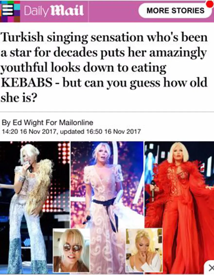 Süperstar Ajda Pekkan İngiliz basınında: Kaç yaşında? 2 Süperstar Ajda Pekkan İngiliz basınında: Kaç yaşında? 2