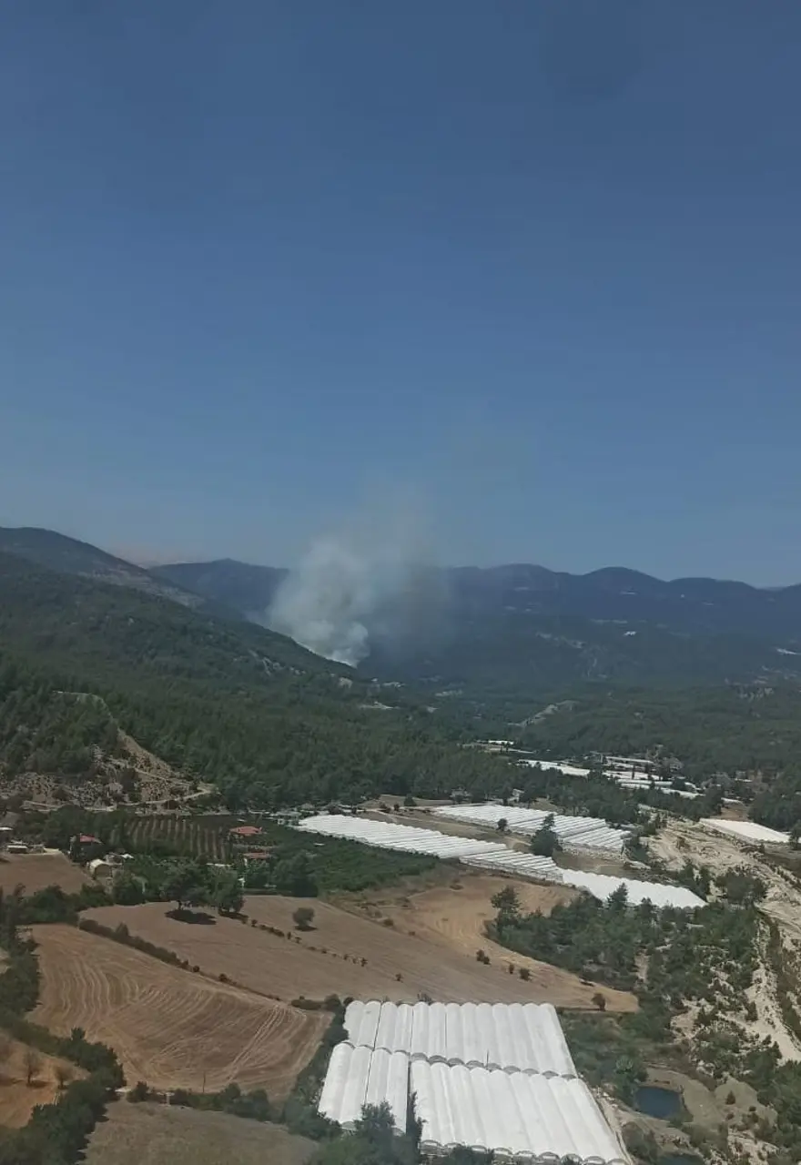 Antalya Kaş'ta orman yangını 3