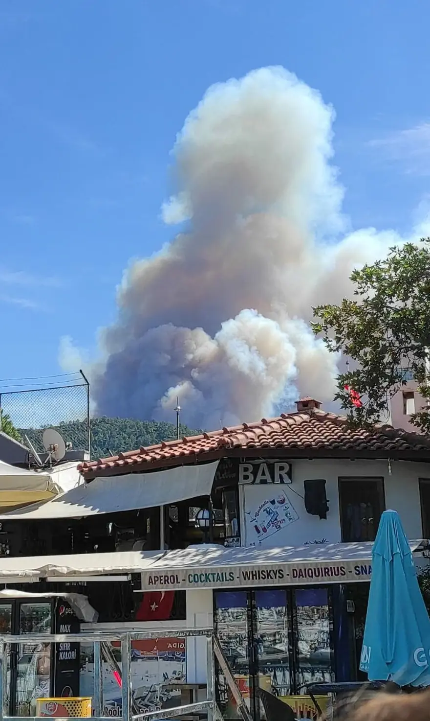 Marmaris'te orman yangını 16