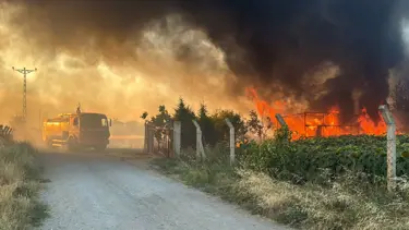 Kırklareli'nde bağ evi yangını