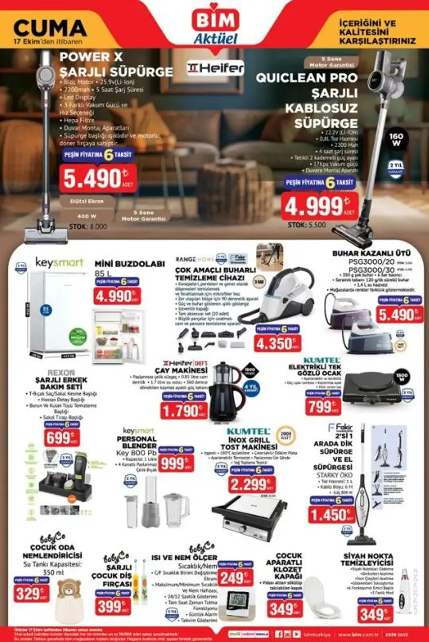 BİM 17 EKİM AKTÜEL KATALOĞU 1