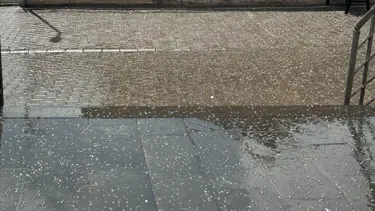 Ağrı'da dolu yağışı etkili oldu
