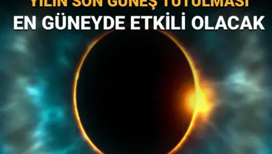 Yılın son Güneş tutulması eylül ayında gerçekleşecek: Ay Güneş'in yüzde 85'ini örtecek