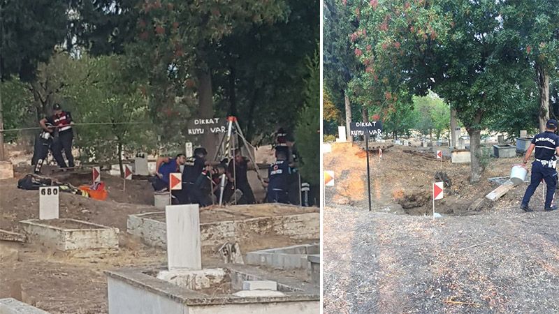 Mezarlıkta hayalet paniği (Nedeni belli oldu)