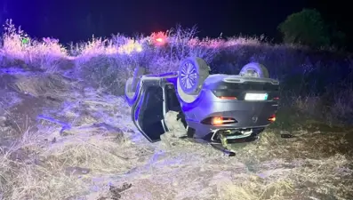 Freni boşalan kamyon kazaya neden oldu: 2 yaralı