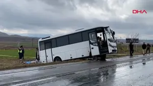 Cezaevi ring aracı devrildi: 1'i ağır 4 yaralı