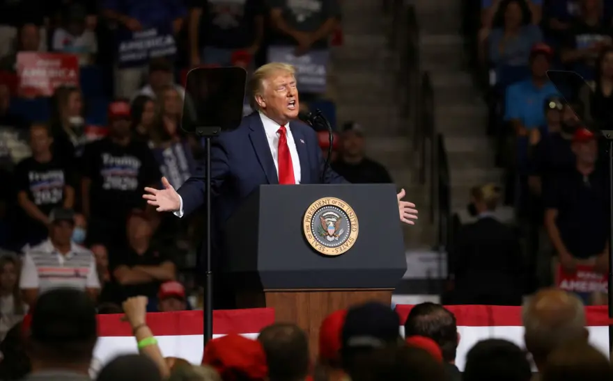 Trump'ın mitingi sonrası onlarca görevliye karantina 14