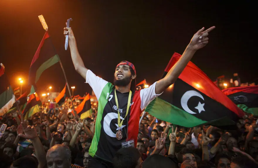 Kaddafi'nin kalesi düştü Kaddafi'nin kalesi düştü
