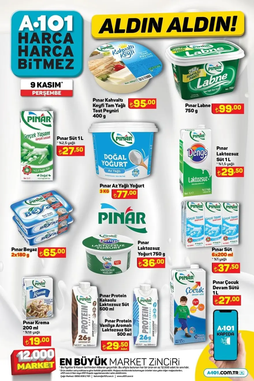 A101 marketten bu haftaya özel yeni indirimli ürünler listesi: Birçok üründe fırsat indirimi (9 Kasım A101 aktüel ürünler kataloğu) 18