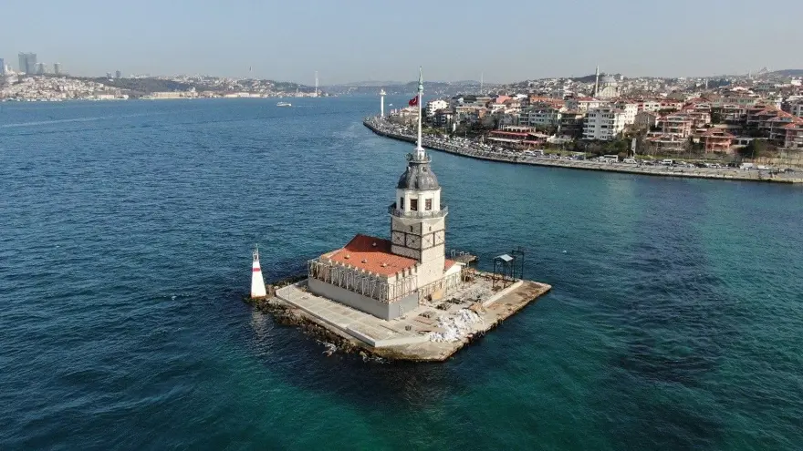 Kız Kulesi’nin restorasyon çalışmalarında sona doğru 5 Kız Kulesi’nin restorasyon çalışmalarında sona doğru 5