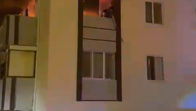 5 katlı binada yangın: Karı-koca yaşamını yitirdi