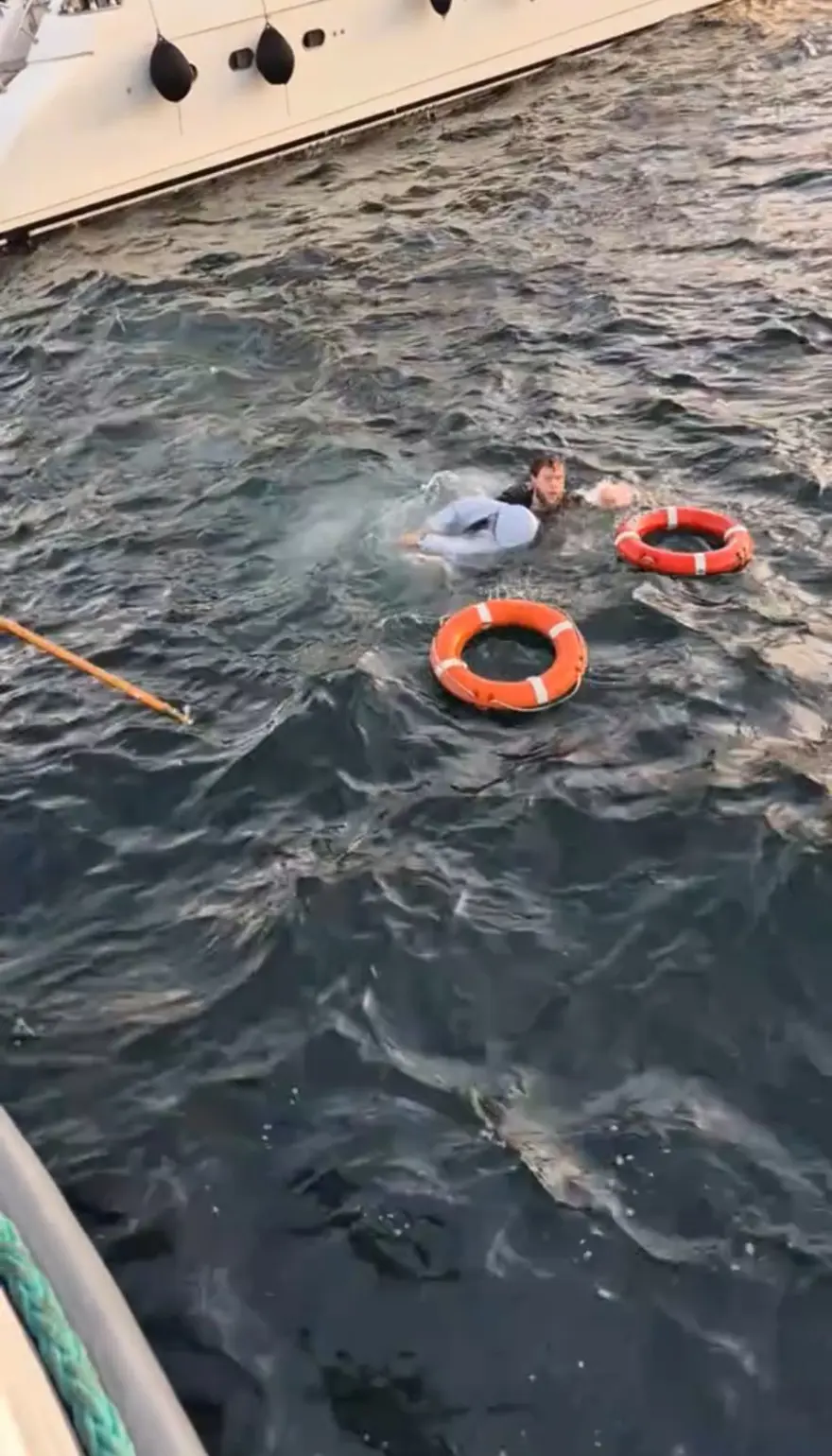 DENİZE ATLAYAN ADAM TURİST ÇIKTI 2