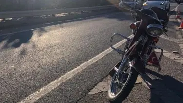 Eskişehir'de kaza: Motosiklet ticari araca çarptı