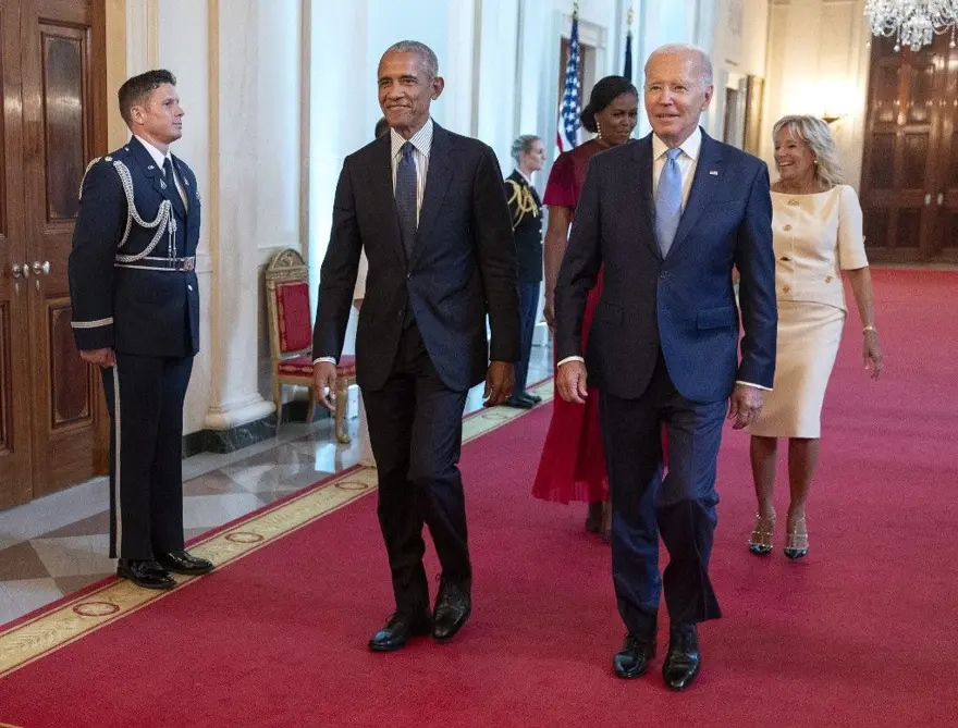 Barack Obama ve Michelle Obama'nın resmi portreleri Beyaz Saray'da 5