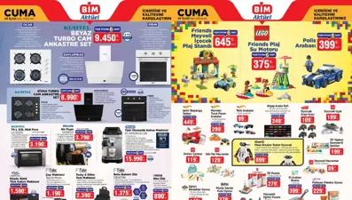 BUGÜN SATIŞTA | BİM aktüel ürünler kataloğu 26 Eylül 2025: LEGO Friends oyuncakları, kahve makinesi, 65 inç televizyon, ankastre set satışa sunuldu