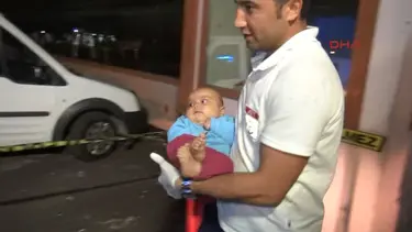 Suriyeli kadınlar 7 aylık bebeği bırakıp kaçtı