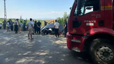 Osmaniye’de otomobil şarampole devrildi: 4 yaralı