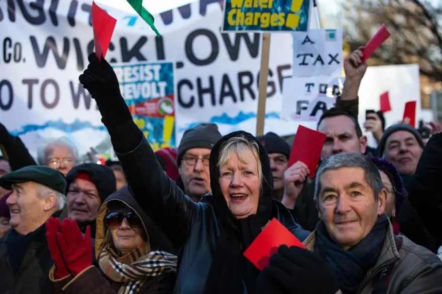 İrlanda'da protestosu 18
