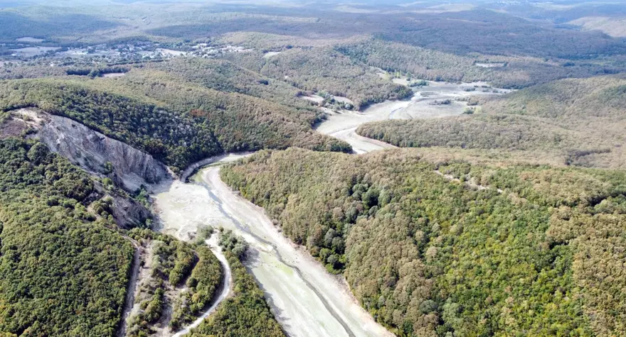 Trakya'da, İstanbul'un suyunu karşılayan barajlar kurudu 3
