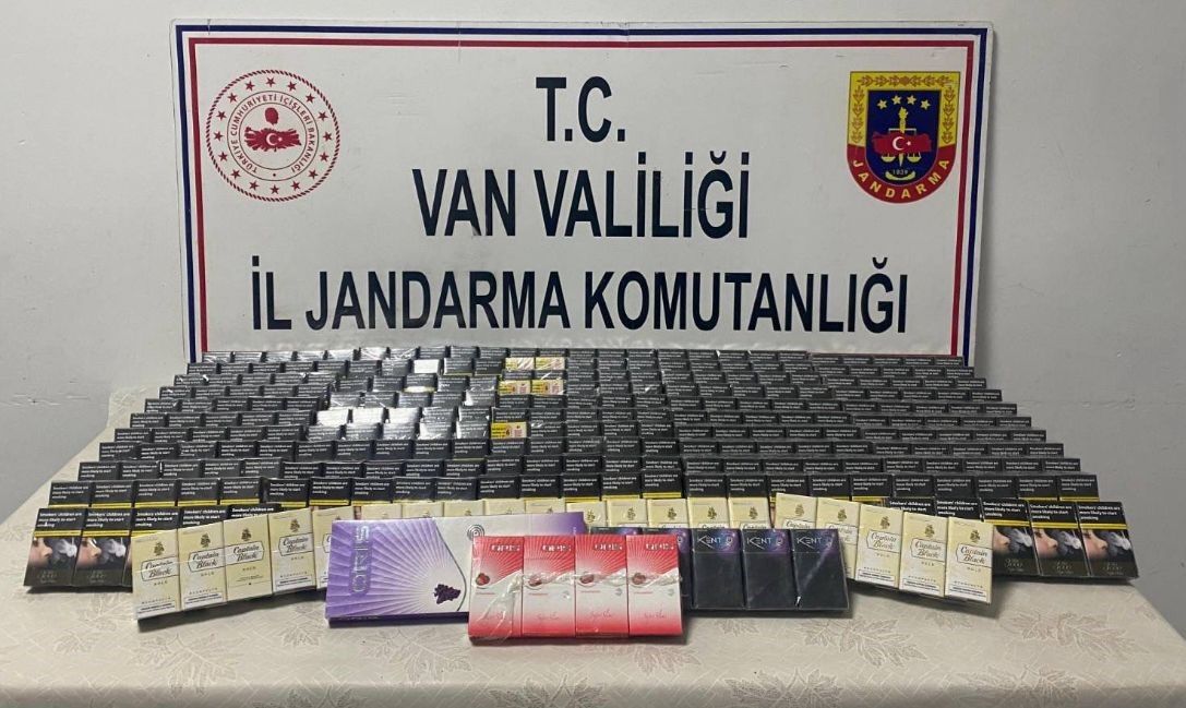 Bin 859 paket kaçak sigara ele geçirildi