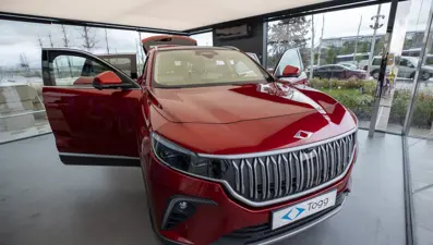 Bakanlar TOGG'u teslim aldı