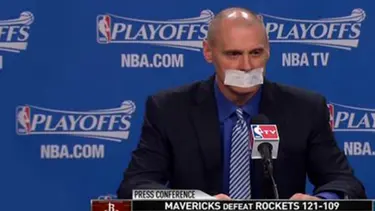 Dallas Mavericks koçu cezaya 'bant' çekti